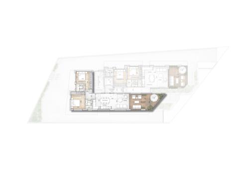 3rd Floor 2-bed – Indoor Area 81m2 Covered Veranda 27m2